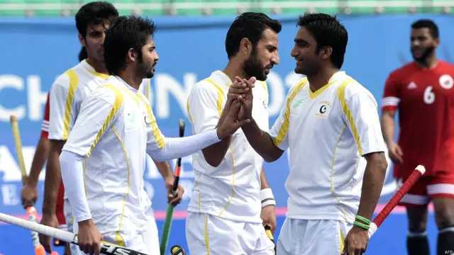 جنوبی کوریا میں جاری ایشیائی کھیلوں میں ہاکی کے مقابلوں میں پاکستان نے عمان کو آٹھ صفر سے شکست دی۔