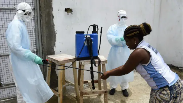 В больнице Монровии