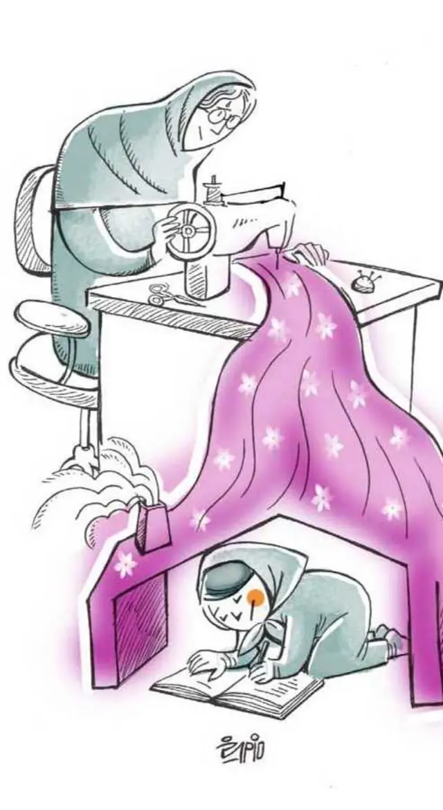 کارتون فیروزه مظفری، فرهیختگان