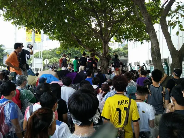 記者採訪和報道「佔中」行動