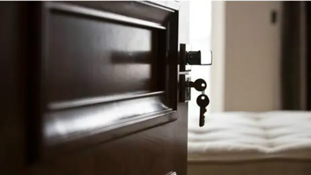 Porta do hotel. Foto: Getty