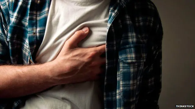 胸痛是冠狀動脈性心臟病的一種症狀。