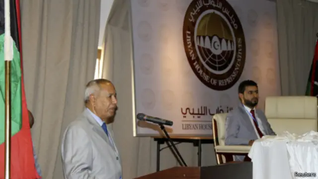 الحكومة في طبرق تحظى باعتراف دولي.