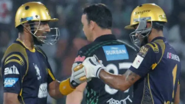 کولکته نايټ رايډرز ټاکل شوی هدف په دريو وېکټو په اتلسم اور کې پوره کړ او لوبه يې وګټله.