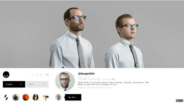 ’ایلو‘ کی ویب سائٹ بہت سادہ ہے مگر دیگر سوشل نیٹ ورکس کی مانند زیادہ ’یوزر فرینڈلی‘ یا استعمال میں آسان نہیں