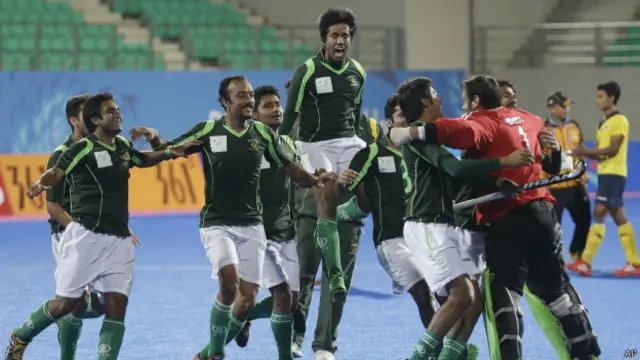 ایشیائی کھیلوں میں ہاکی کا فائنل روایتی حریفوں پاکستان اور بھارت کے درمیان جمعرات کو کھیلا جائے گا