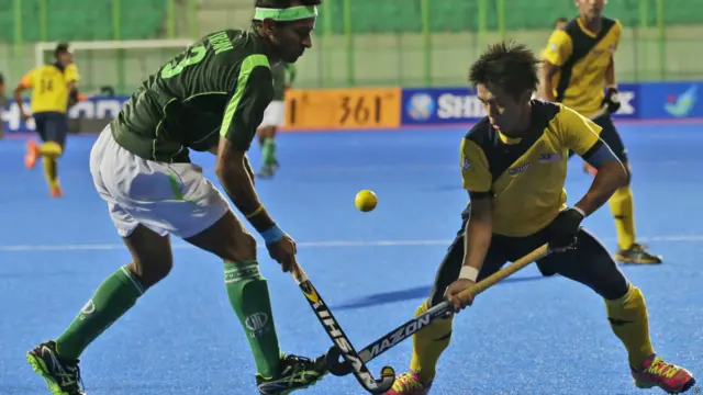 ایشیائی کھیلوں میں ہاکی کا فائنل روایتی حریف پاکستان اور بھارت کے درمیان جمعرات کو کھیلا جائے گا۔
