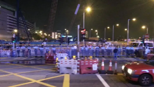 香港市民陈先生与黄小姐向BBC中文网提供照片