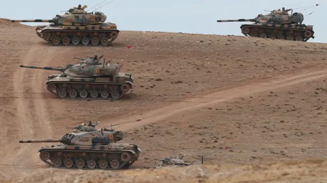 القوات التركية في حالة استعداد للتدخل ضد داعش