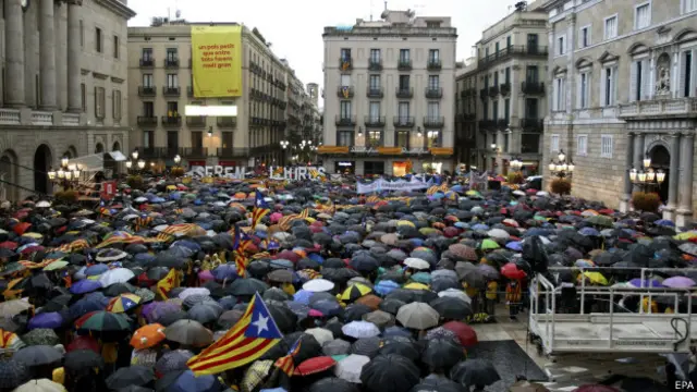 Демонстрация в Барселоне