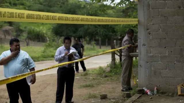 Escena del enfrentamiento.