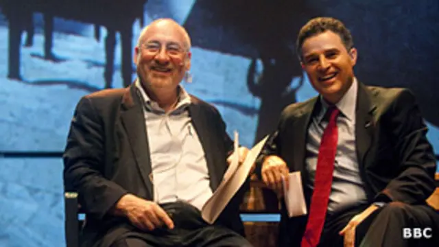 Joseph Stiglitz y Anibal Gaviria