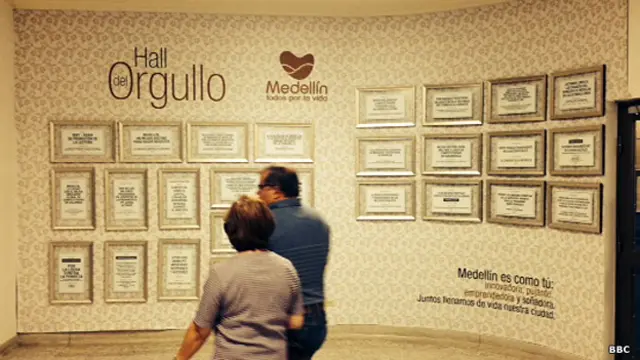 El "Hall del Orgullo" de la Alcaldía de Medellín