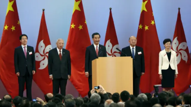 В Гонконге состоялась церемония, посвященная дню образования КНР