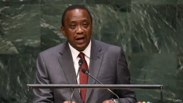 الرئيس الكيني أوهورو كينياتا