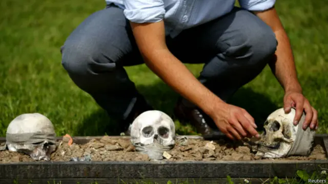 Идентификация останков в Сребренице