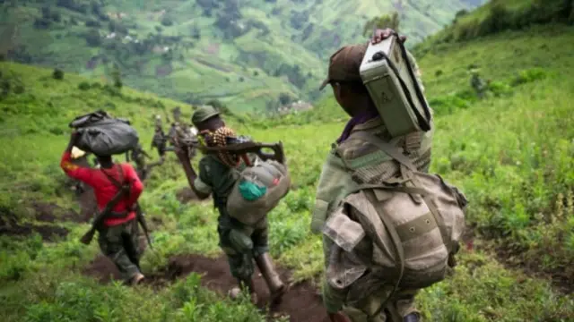 Des rebelles en République démocratique du Congo
