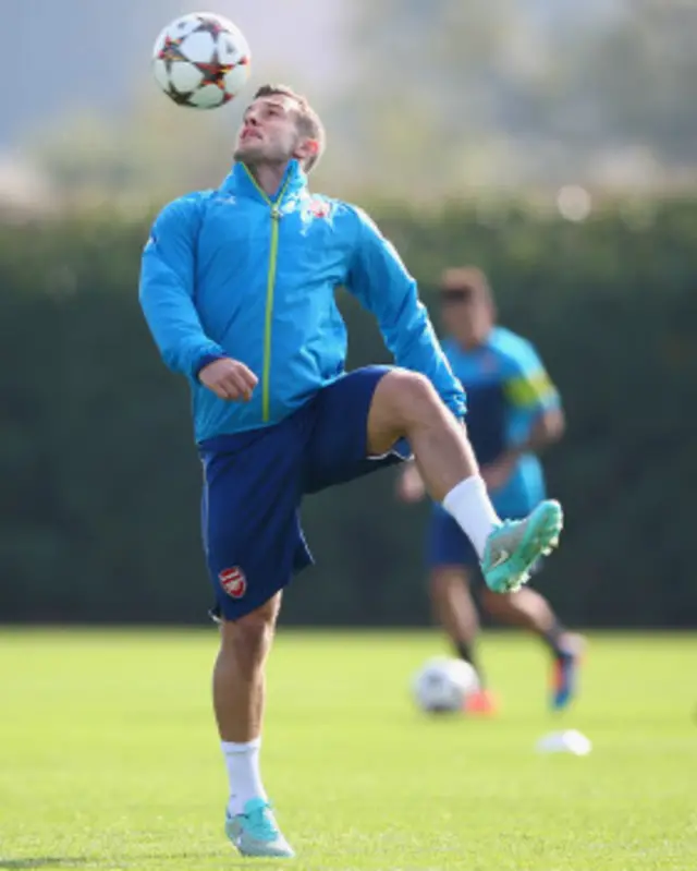 Jack Wilshere pulih lebih cepat dari yang diduga.