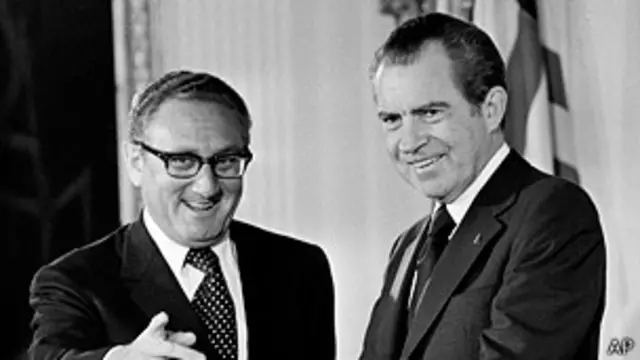 Henry Kissinger y Richard Nixon