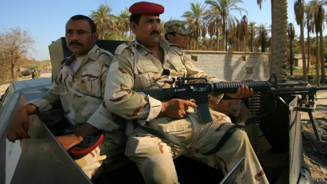 أقر رئيس الوزراء العراقي حيدر العبادي بالانهيار الكامل الذي تعانيه القوات المسلحة وبالحاجة إلى إعادة بناء المؤسسات الأمنية