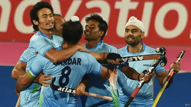 بھارت کی طرف سے کوٹھ جیت سنگھ نے گول کر کے میچ برابر کر دیا