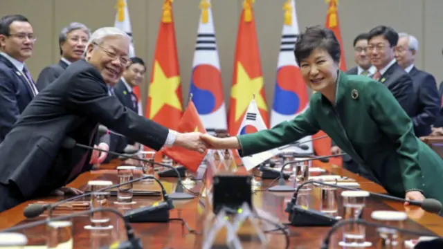 Quan hệ giữa Seoul và Hà Nội hiện đang rất tốt đẹp