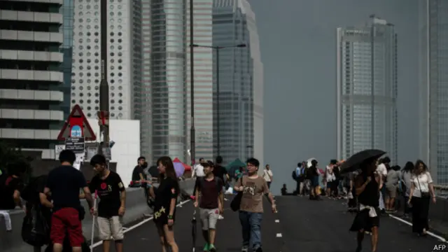 студенты в Гонконге