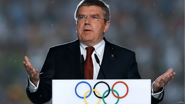 Президент МОК Томас Бах