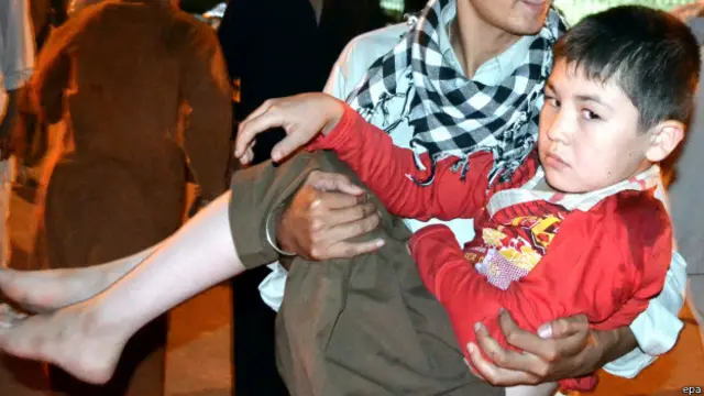 دھماکے میں زخمی ہونے والوں میں متعدد بچے بھی شامل ہیں