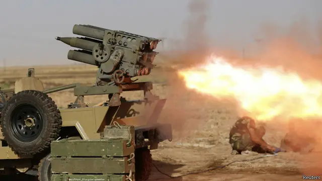 مسلحو تنظيم الدولة الإسلامية لجأوا إلى حرب العصابات بحسب مراسل بي بي سي 