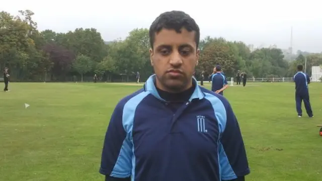 नेत्रहीन क्रिकेटर हसन खान