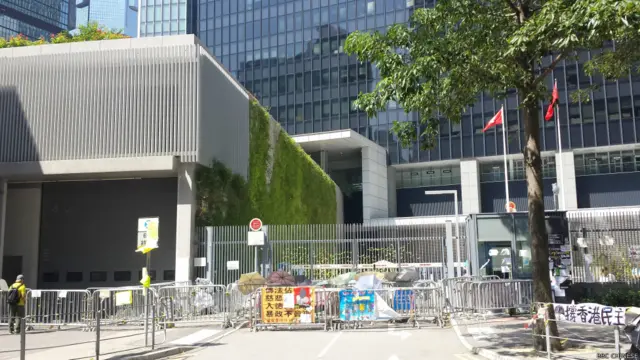 香港占中第九天（BBC中文网照片）