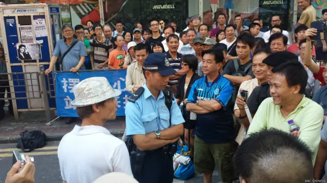 香港占中第九天（BBC中文网照片）