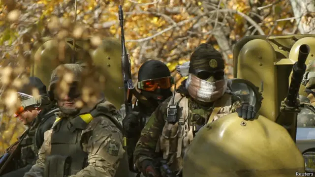 Українські військові у Краматорську