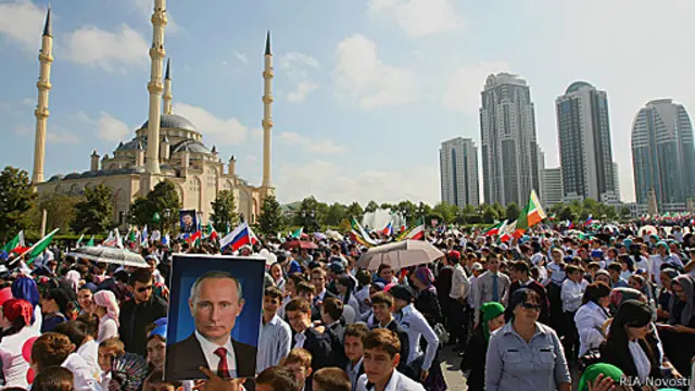 Митинг в Грозном 6 сентября