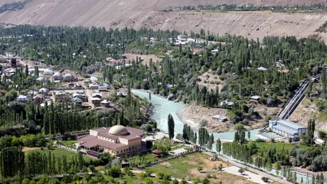 Вид на город Хорог