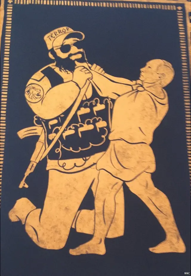 المهام التي قام بها هرقل جاءت برهان على صبر وإنابة البطل اليوناني. وبمناسبة عيد ميلاد بوتين الثاني والستين، أُضفي على مهمات هرقل مسحة روسية. واستبدلت الوحوش الأسطورية بأشياء حديثة مثل الإرهاب.