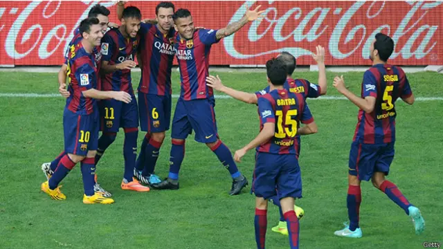 يصعب تصور برشلونه ونادي اسبانيول ينافسان في دوري كتالوني معظم النوادي المشاركة فيه هي لاشباه المحترفين