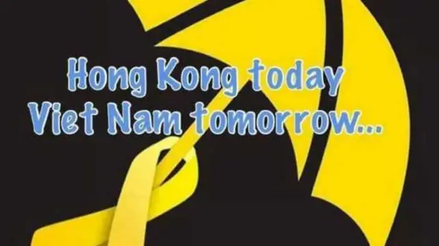 越南22個社會組織簽署公開信表達對香港佔中行動的支持。