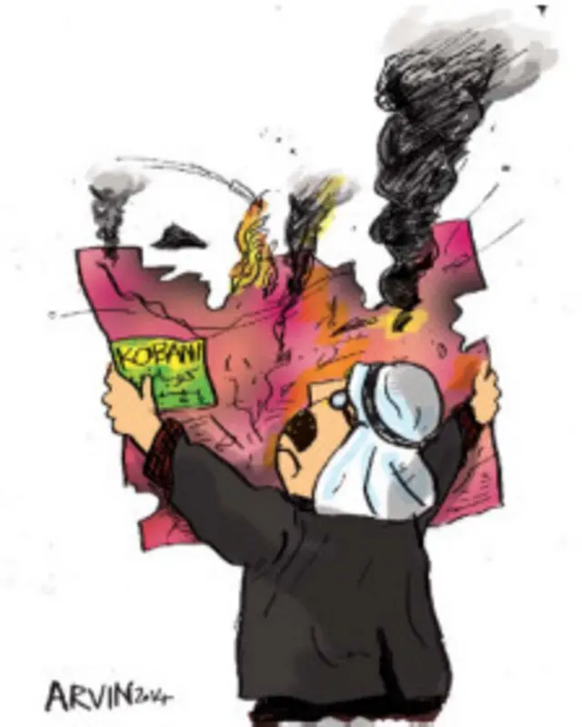 کارتون آروین، شرق