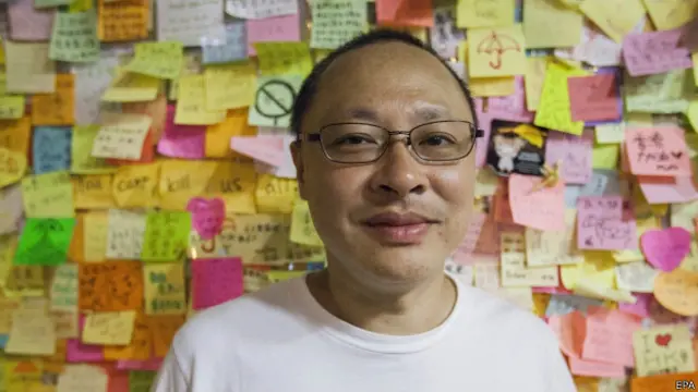 占中发起人之一戴耀廷(06/10/2014)