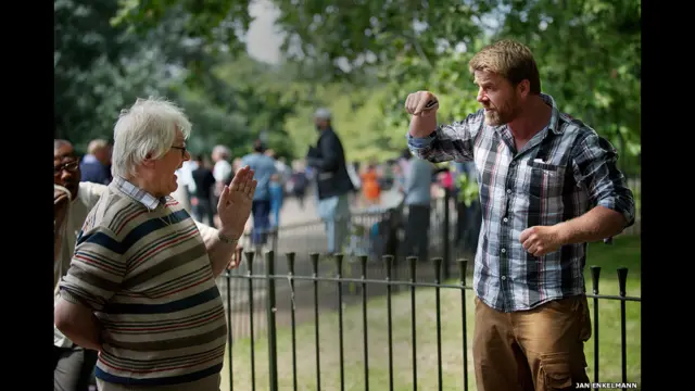 Уголок ораторов. Фото: Jan Enkelmann