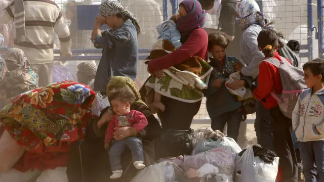 Hơn 160 ngàn người Syria đã phải bỏ chạy sang Thổ Nhĩ Kỳ để tránh cuộc giao tranh ở Kobane