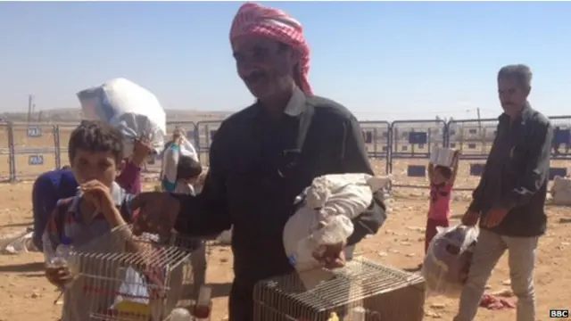 Refugiados sírios (BBC)