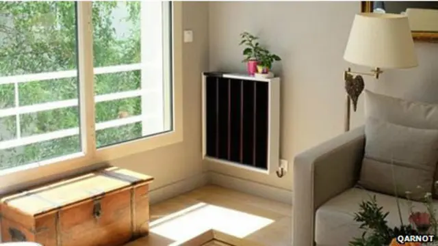 Servidor que actúa como radiador, diseñado por Qarnot. 