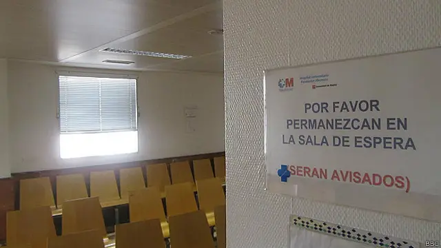 Hopsital onde está internada Teresa Romero (BBC)