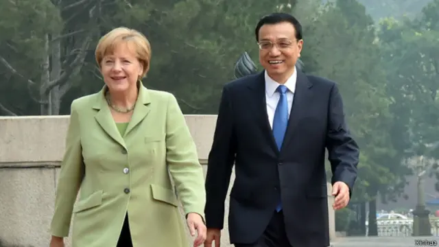 李克强和默克尔