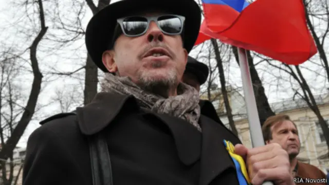 Андрей Макаревич на "Марше мира" в Москве