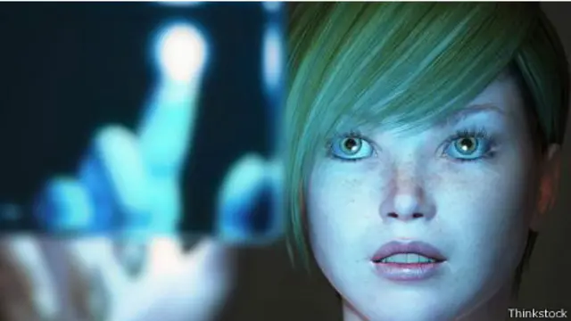 Mujer de realidad virtual