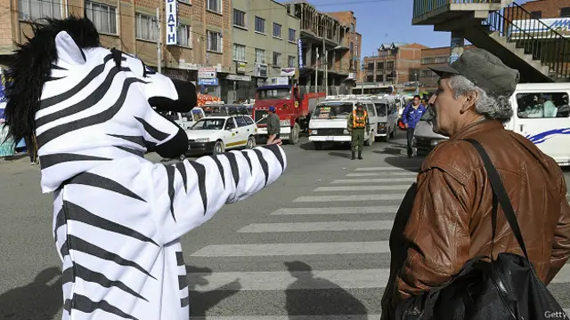 Боливиец, работающий по программе "Мама Зебра"